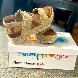 Little Girl Tan Pierre Dumas Sandal